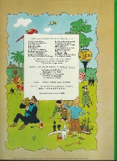 Verso de Tintin (Historique) -11B38- Le Secret de la Licorne