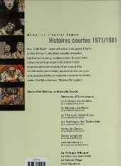 Verso de Mémoires d'autres temps - Histoires courtes 1971-1981
