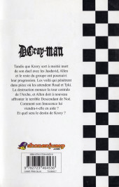 Verso de D.Gray-Man -12- Poker