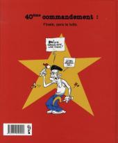 Verso de Les 40 commandements - Les 40 commandements du militant de gauche