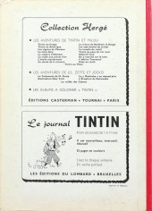 Verso de (Recueil) Tintin (Album du journal - Édition belge) -54- Tome 54