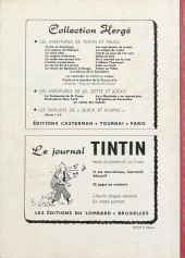 Verso de (Recueil) Tintin (Album du journal - Édition belge) -58- Tome 58