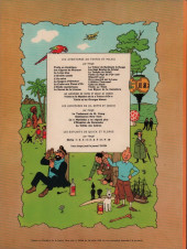 Verso de Tintin (Historique) -3B36 orange- Tintin en Amérique
