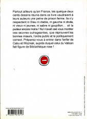 Verso de (AUT) Cabu -2007- Les impubliables