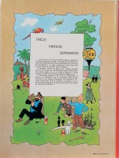 Verso de Tintin (en langues étrangères) -9Espéranto- La krabo kun oraj pinĉiloj
