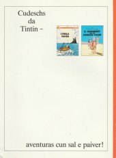 Verso de Tintin (en langues régionales) -9Romanche- Il Giomberet cun las forschs d'aur