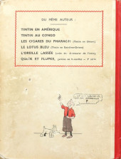 Verso de Quick et Flupke -2- (Casterman, N&B) -4- Quick et Flupke gamins de Bruxelles (4e série)