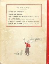 Verso de Quick et Flupke -2- (Casterman, N&B) -4- Quick et Flupke gamins de Bruxelles (4e série)