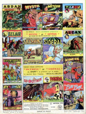 Verso de Ouragan (1re série - Artima) -38- L'énigmatique ranchman