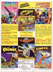 Verso de Aventures fiction (1re série) -6- La guerre des gorilles contre la Terre