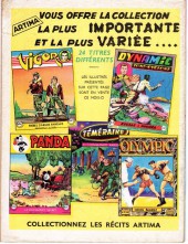 Verso de Aventures Film (1re série - Artima) -82- L'arme du crime