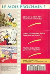 Verso de Mickey Parade -189- Donald : suivez le guide !
