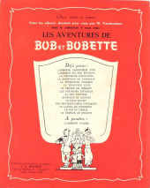 Verso de Bob et Bobette (2e Série Rouge) -15- Le semeur de joujoux