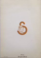 Verso de (DOC) Études et essais divers -1975- DUPUIS : Histoire de Spirou et des publications Dupuis
