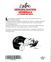 Verso de (AUT) Cabu -2009- Démobilisation générale