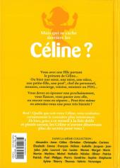 Verso de L'encyclopédie des Prénoms en BD -40- Céline