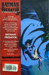 Verso de Batman versus Predator II: Bloodmatch (1994) -INT- Bloodmatch
