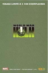 Verso de Hulk (World War Hulk) -1V- Le destructeur