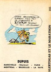 Verso de Alertogas -2MR1309- Alertogas et le marathon