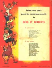 Verso de Bob et Bobette (3e Série Rouge) -73- L'Œuf bourdonnant