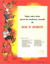 Verso de Bob et Bobette (3e Série Rouge) -79'- La harpe perdue