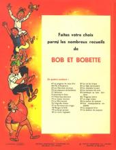 Verso de Bob et Bobette (3e Série Rouge) -88- Le joueur de tamtam