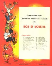 Verso de Bob et Bobette (3e Série Rouge) -89- Les mousquetaires endiablés