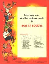 Verso de Bob et Bobette (3e Série Rouge) -90- Le poignard d'or
