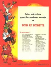 Verso de Bob et Bobette (3e Série Rouge) -99- Les rayons zouin