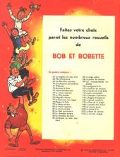 Verso de Bob et Bobette (3e Série Rouge) -102- Le vol des songes