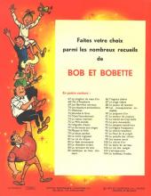 Verso de Bob et Bobette (3e Série Rouge) -103- L'attrape-sons