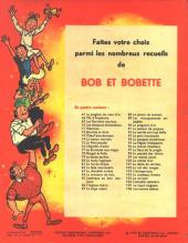 Verso de Bob et Bobette (3e Série Rouge) -107- Le rayon magique