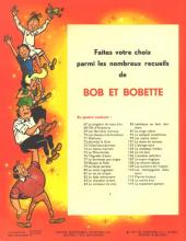 Verso de Bob et Bobette (3e Série Rouge) -118- Le cercle d'or