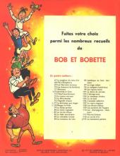 Verso de Bob et Bobette (3e Série Rouge) -119- Le testament parlant