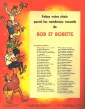Verso de Bob et Bobette (3e Série Rouge) -125- Les Diables de Texas