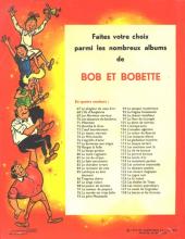 Verso de Bob et Bobette (3e Série Rouge) -128- Le bonze et les bronzes