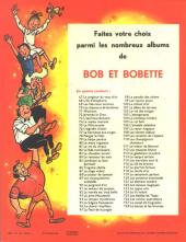 Verso de Bob et Bobette (3e Série Rouge) -129- La princesse enchantée