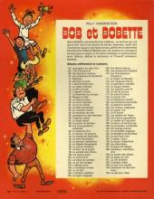 Verso de Bob et Bobette (3e Série Rouge) -145- Le pot aux roses