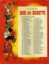 Verso de Bob et Bobette (3e Série Rouge) -151- La rosse bizarre