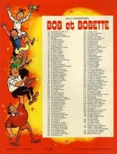 Verso de Bob et Bobette (3e Série Rouge) -196- Sachem gosier sec