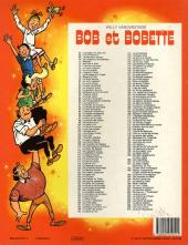 Verso de Bob et Bobette (3e Série Rouge) -210- La jeune fille joyeuse