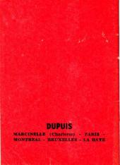 Verso de Mini-récits et stripbooks Spirou -MR1195- Cassonade