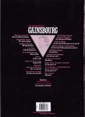 Verso de Les chansons de Gainsbourg -3- Volutes 3 : Filles de fortunes