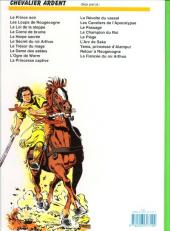 Verso de Chevalier Ardent -19- La fiancée du roi Arthus