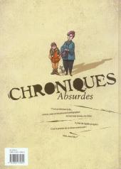 Verso de Chroniques absurdes -1- Un monde délirant