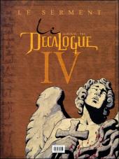 Verso de Le décalogue (Albums doubles France Loisirs) -FL2- Le météore / Le serment