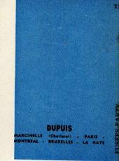 Verso de Mini-récits et stripbooks Spirou -MR1256- Fusées-party