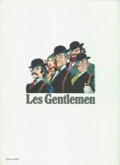 Verso de Les gentlemen (Castelli/Tacconi) -1- Scotland Yard se rebiffe