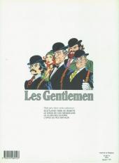 Verso de Les gentlemen (Castelli/Tacconi) -5'- Le triangle d'or