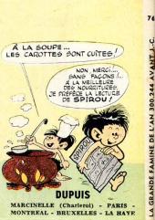 Verso de Mini-récits et stripbooks Spirou -MR1219- La Grande Famine de l'an 300.244 avant J.-C.